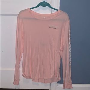 Hollister light pink, long sleeved tee
